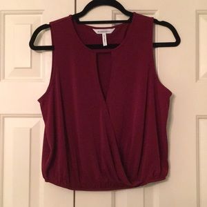 Red front crossing tank